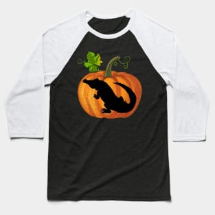 Crocodile in pumpkin Baseball T-Shirt